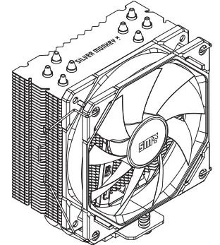 SILVER MONKEY SMX-CPUCRI-120 Crip Cooler