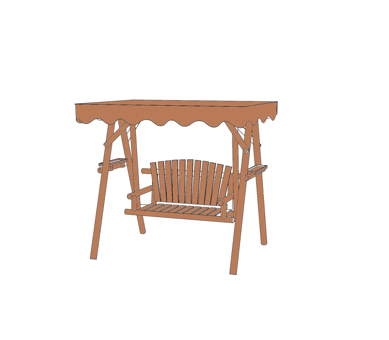 Costway Np10714 Outdoor Swing Seat User Manual