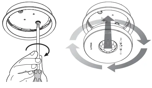 LUTRON Radio Powr Savr LRF3-OCR2B-P --Ceiling