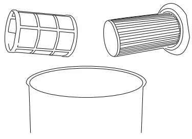 Hoover Vision One-Fi Bagless Upright Vacuum Cleaner VR81OF01- excess dust