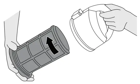 Hoover Vision One-Fi Bagless Upright Vacuum Cleaner VR81OF01- wash the filters