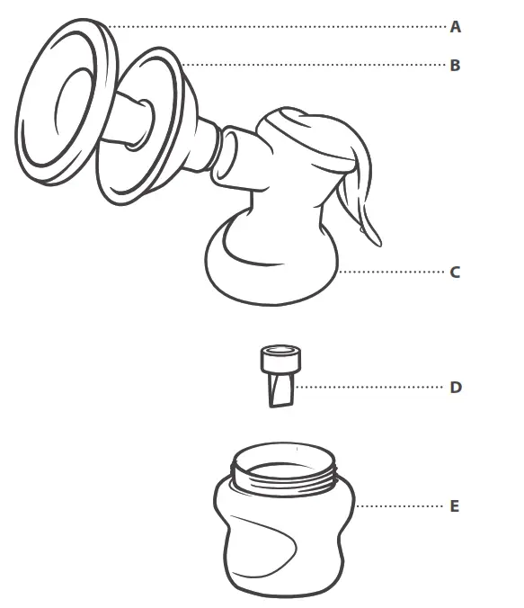 Tommee Tippee Manual Breast Pump Instruction