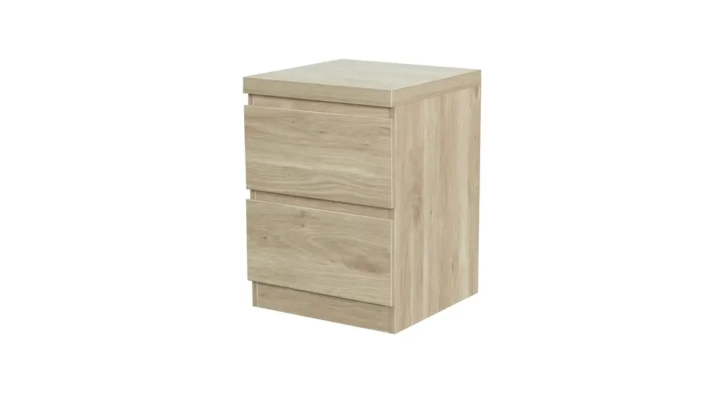 Kmart 2 Drawer Oak Instruction Manual