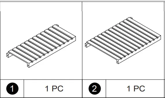 Kmart Timber Plant Stand Instruction - fig 1