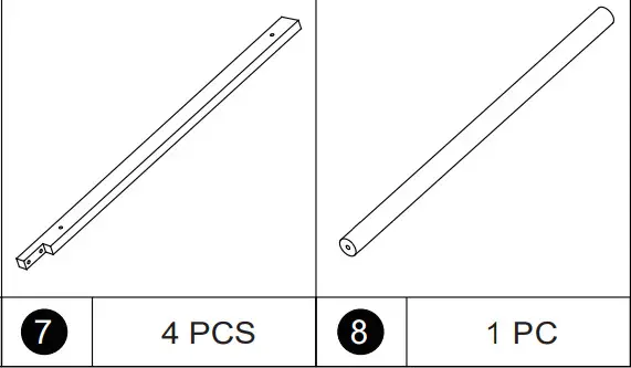 Kmart Timber Plant Stand Instruction - fig 4