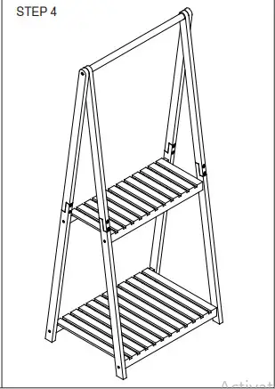 Kmart Timber Plant Stand Instruction - fig 8