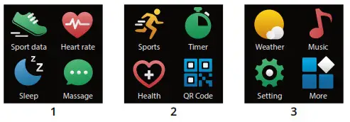 niceboy X-FIT Smart Watch - NAVIGATING THE WATCH 1