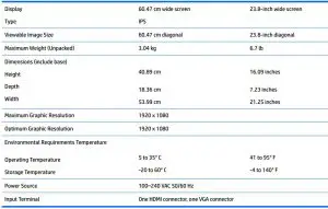 FIG 26 60.47 cm or 23.8–inch model