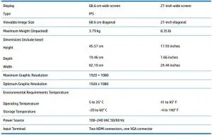 FIG 29 68.6 cm or 27–inch model