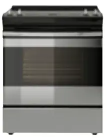 ELECTRIC RANGE WITH CERAMIC COOKTOP