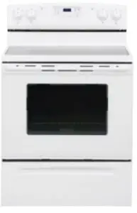 ELECTRIC RANGE WITH CERAMIC COOKTOP