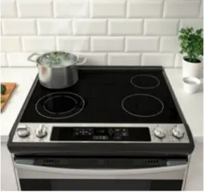 ELECTRIC RANGE WITH CERAMIC COOKTOP