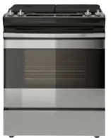 RANGE WITH GAS COOKTOP