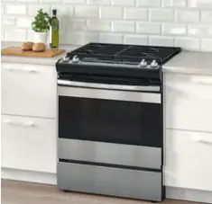 RANGE WITH GAS COOKTOP
