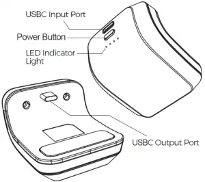 anko 43055807 Battery Power Pack for PS5 Controller