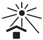 Keep away from sunlight