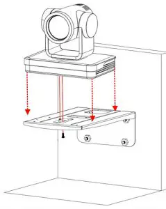 KRAMER K-CAM-USB Full HD Conference Camera-bracket to the wall