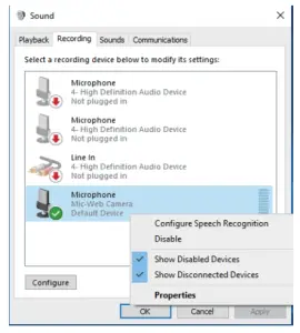 Click Device Properties
