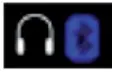 Headphone and Bluetooth Icon