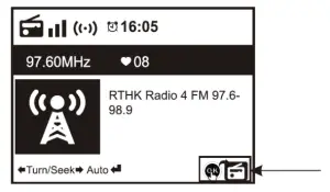 audizio 102.231 Bari Wifi DAB Radio - choose a channel to play