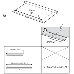 IKEA SANDVEDEL Roller Blind - figure 18