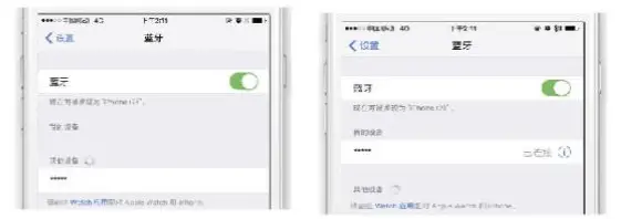 Initial set up of the earphone