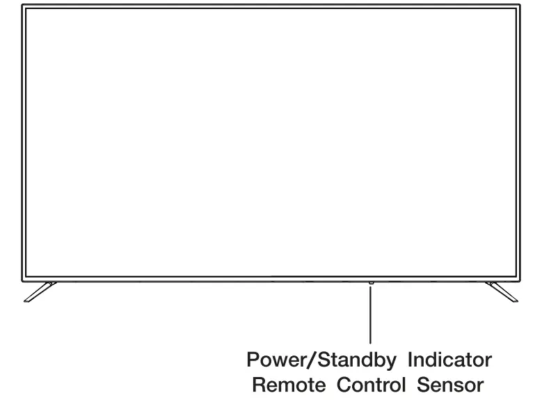 Anhui Grizzly Vision Technology RCA HX 58 58 Inch Ultra HD Smart TV - FRONT VIEW