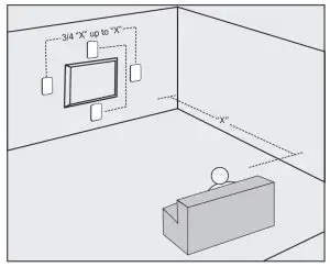 GoldenEar Invisa MPX Invisa MultiPolar In-Wall In-Ceiling Loudspeaker - speaker above