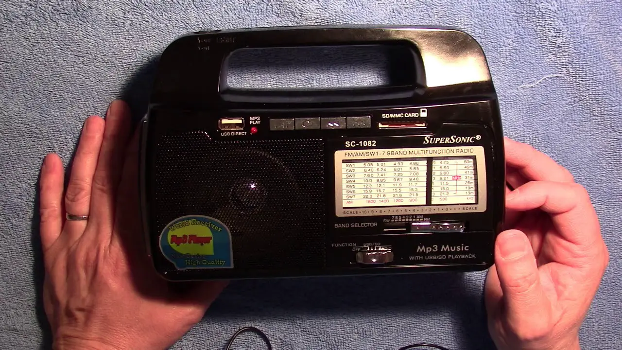Supersonic Sc1075er Fm Band Receiver User Manual