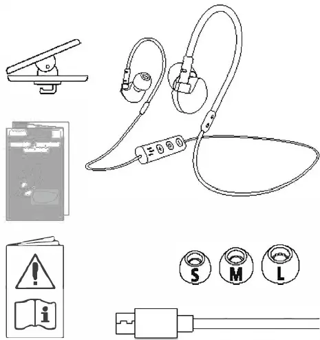 hama 00177094 Bluetooth Earphones fig 1