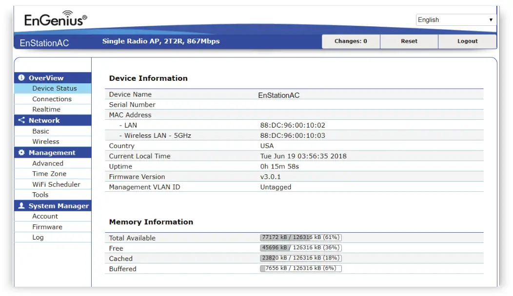 EnGenius EnStationAC Kit - Switching Modes