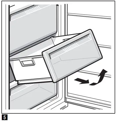 BOSCH GSN58AW41 Freestanding Upright 360L Freezer Instruction Manual - Pull out the frozen food container