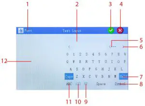 Fitnet KL-740 Handheld Printer - Text Input