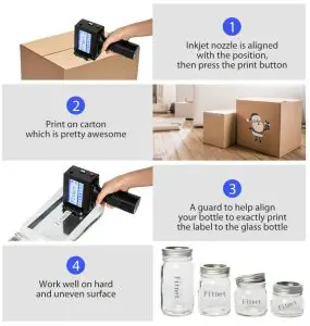 Fitnet KL-740 Handheld Printer - Using the Handheld Printer