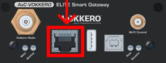 VOKKERO VO8364AA Elite Smart Gateway- RJ45 connector