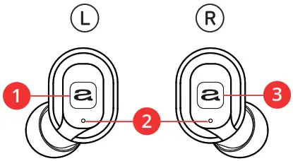 aiwa Prodigy Air 2 True Wireless Earbuds - volume