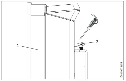 STIEBEL ELTRON CNS 50 Trend Wall Mounted Electric Panel Heater - Appliance installation 2