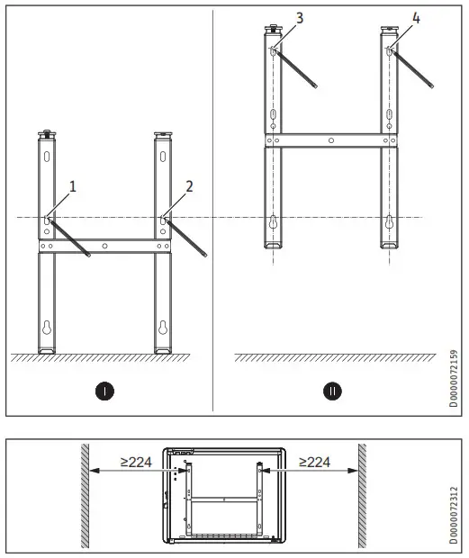 STIEBEL ELTRON CNS 50 Trend Wall Mounted Electric Panel Heater - Installation 2