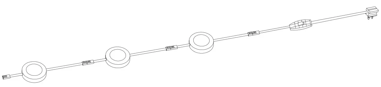 HOME DEPOT 22333NKIT WH 3 Light LED AC Puck Light Kit - Cover