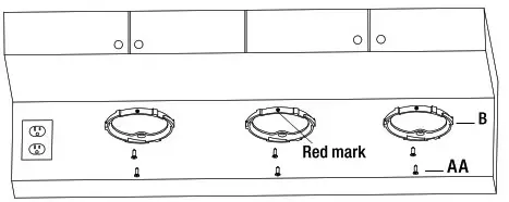 HOME DEPOT 22333NKIT WH 3 Light LED AC Puck Light Kit - Installation Option 2
