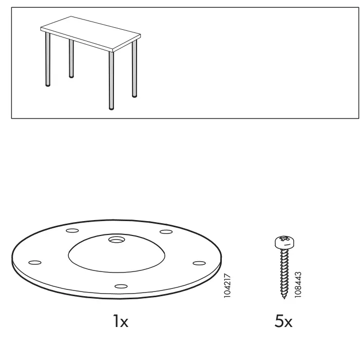 IKEA ADILS Leg White-fig2