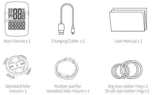 COOSPO BC26 GPS Bike Computer - fig