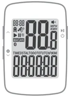 COOSPO BC26 GPS Bike Computer - stastuss