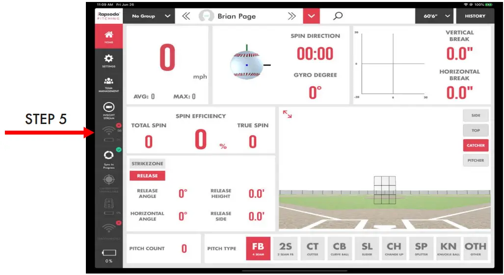 Rapsodo INSIGHT High Speed Slow Motion Video Camera - STEP 5