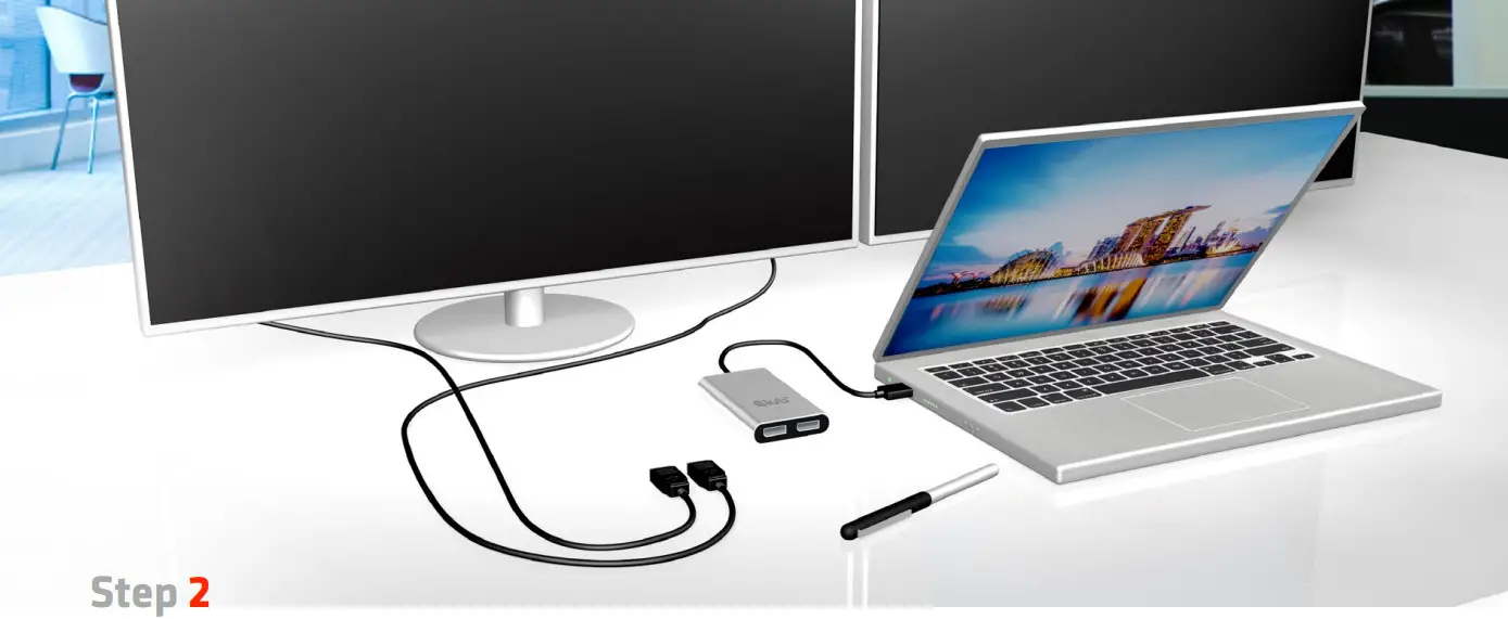 Club3D Thunderbolt 3 CSV 1577 USB Type C Video Splitter - step 2