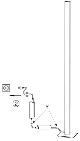 Paul Neuhaus 675 95 Floor Lamp - electrical connection