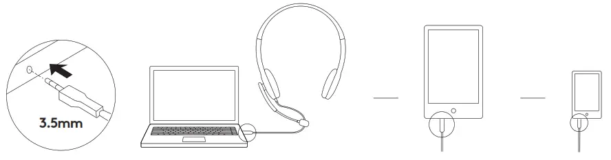 logitech Wired 3.5mm Headset- 03