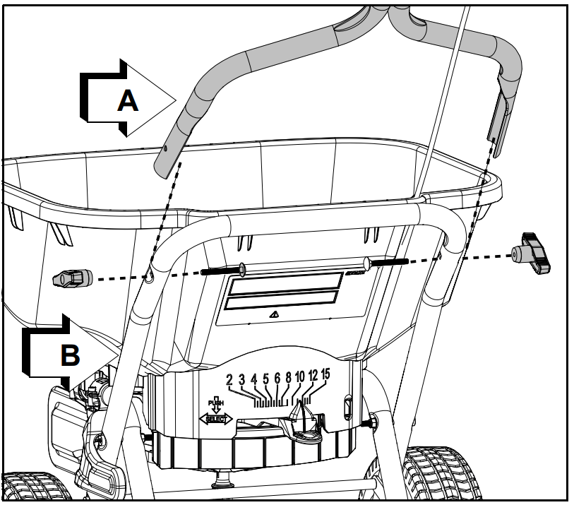 ECHO RB60 60 LB Walk-Behind Broadcast Spreader - fig 5