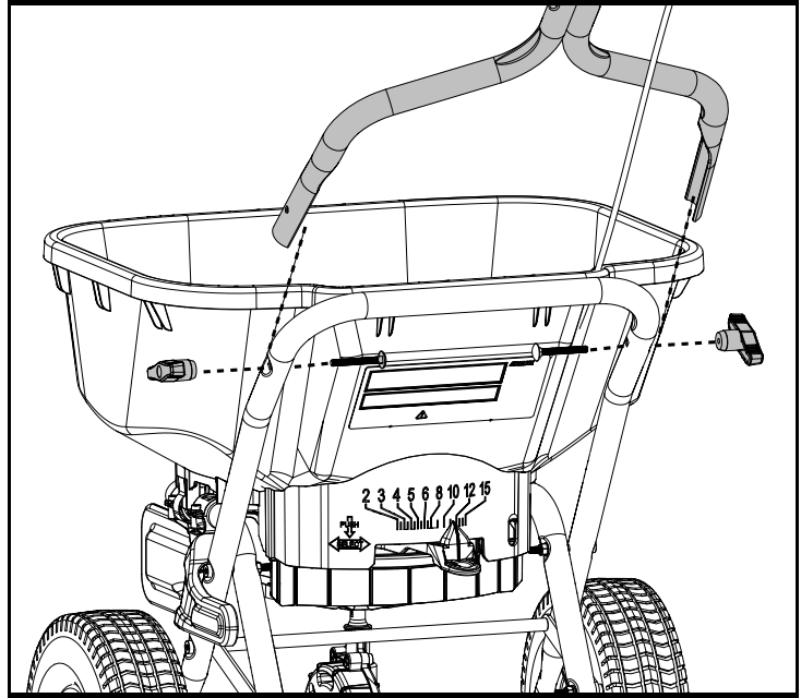 ECHO RB60 60 LB Walk-Behind Broadcast Spreader - spreader 1
