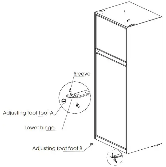 Midea MDRT645MTF46 Refrigerator Top Freezer - Door Right Left Change 3